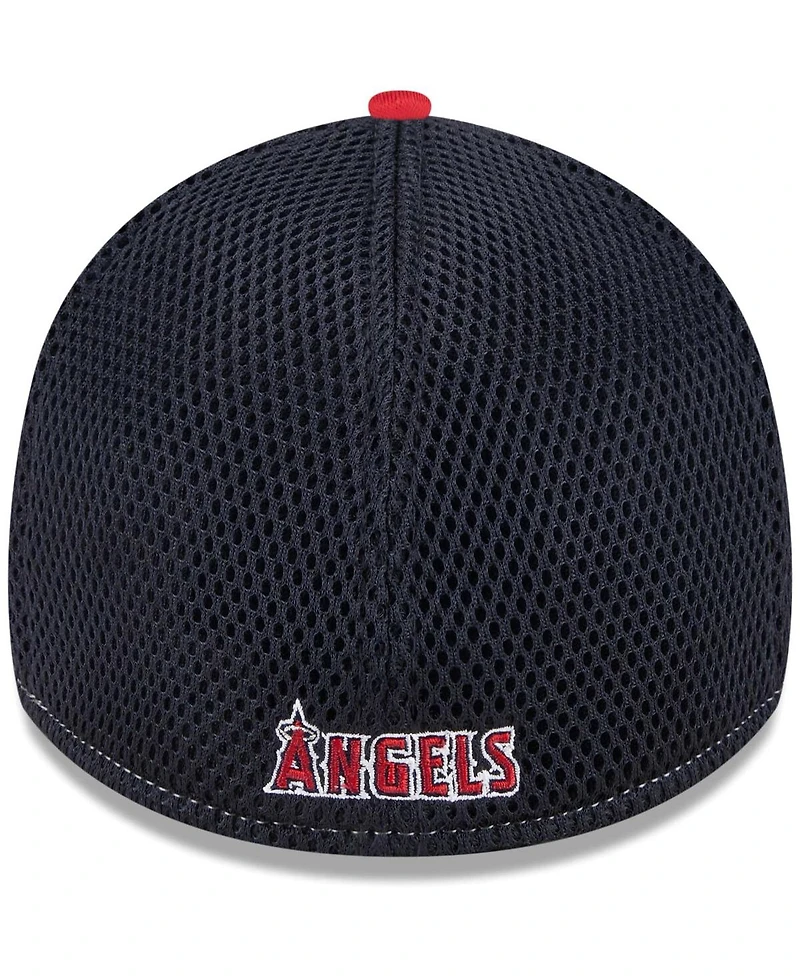 Men's New Era Red Los Angeles Angels Neo 39THIRTY Flex Hat