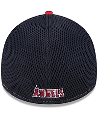 Men's New Era Red Los Angeles Angels Neo 39THIRTY Flex Hat