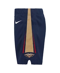 Toddler Boys and Girls Nike Navy New Orleans Pelicans Icon Replica Shorts