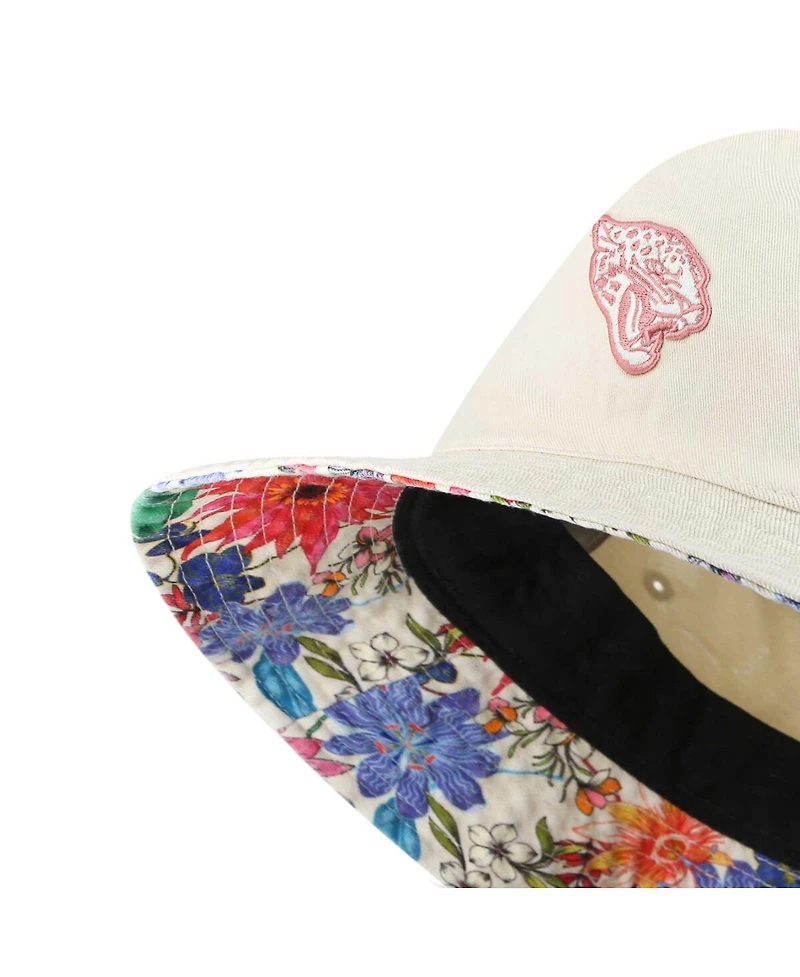 Women's '47 Brand Natural Jacksonville Jaguars Pollinator Bucket Hat