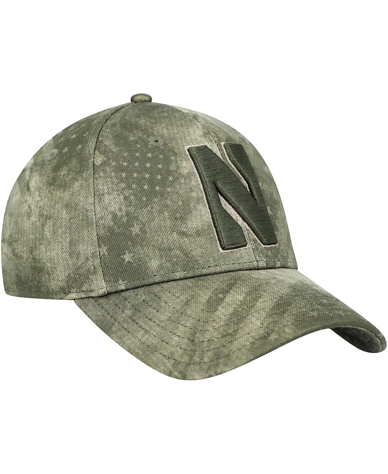 Men's Under Armour Camo Northwestern Wildcats Blitzing Performance Adjustable Hat