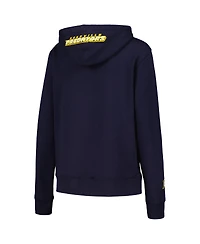 Women's Pro Standard Navy Nashville Predators Classic Chenille Pullover Hoodie