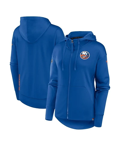 Women's Fanatics Royal New York Islanders Authentic Pro Scuba Full-Zip Hoodie