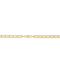 Italian Gold Polished Solid Mariner Link 22" Chain Necklace (6-1/6mm) in 10k Gold
