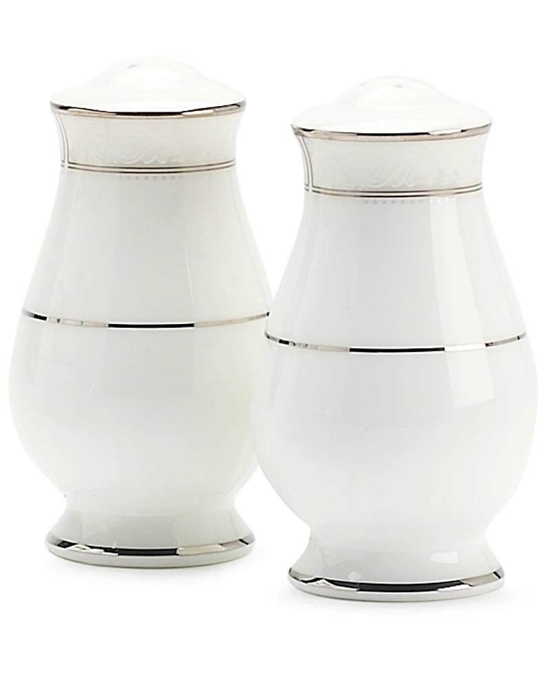 Noritake "Montvale Platinum" Salt & Pepper Shakers