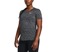 Under Armour Women's Twist Tech V-Neck Short-Sleeve Top