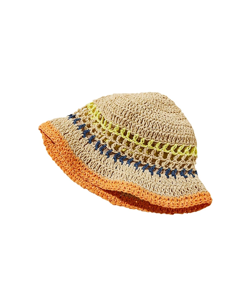 Cotton On Men's Crochet Bucket Hat