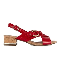 Jones New York Women's Grenel Crisscross Block Heel Dress Sandals