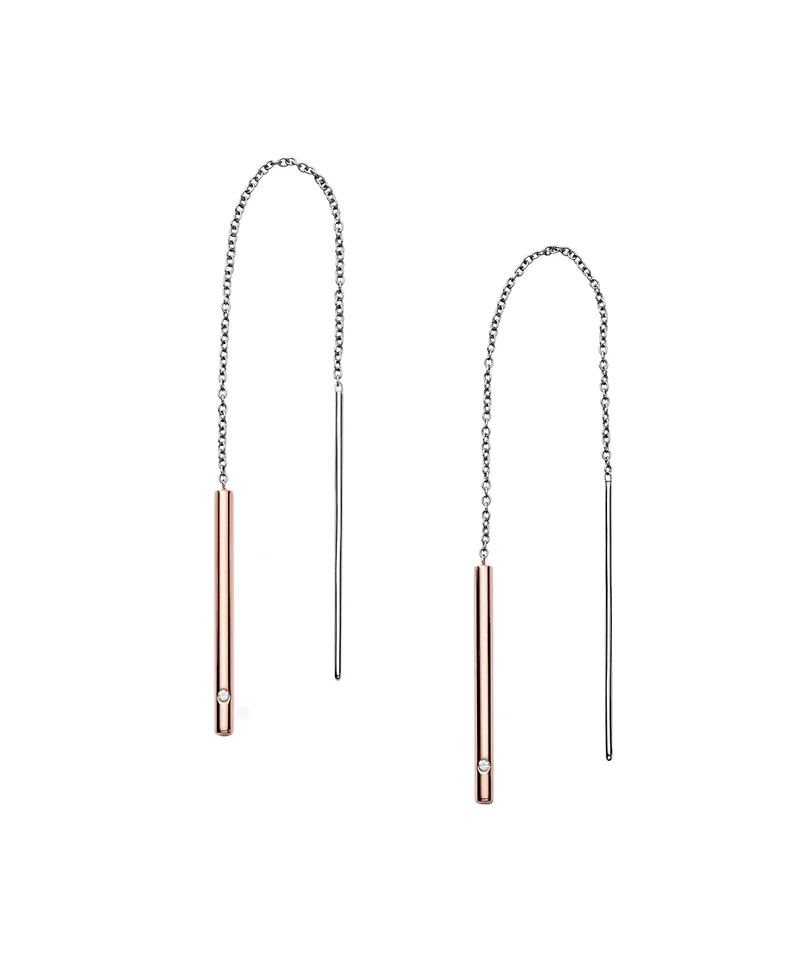 Skagen Women's Kariana Two-Tone Threader Earrings