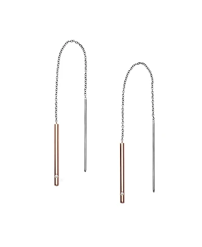 Skagen Women's Kariana Two-Tone Threader Earrings