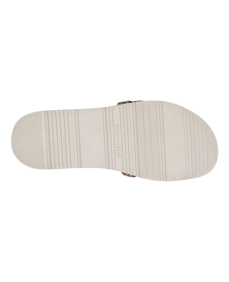 Easy Spirit Women's Salma Round Toe Slip-On Strappy Sandals