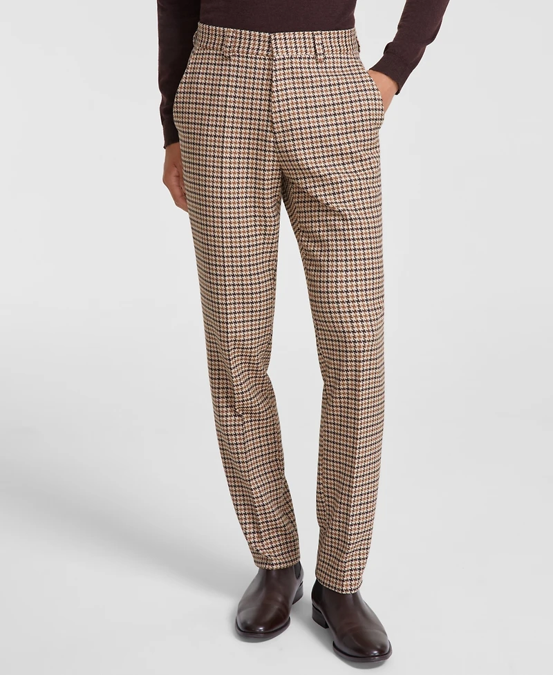 Hugo by Hugo Boss Men's Modern-Fit Houndstooth Suit Separate Pants
