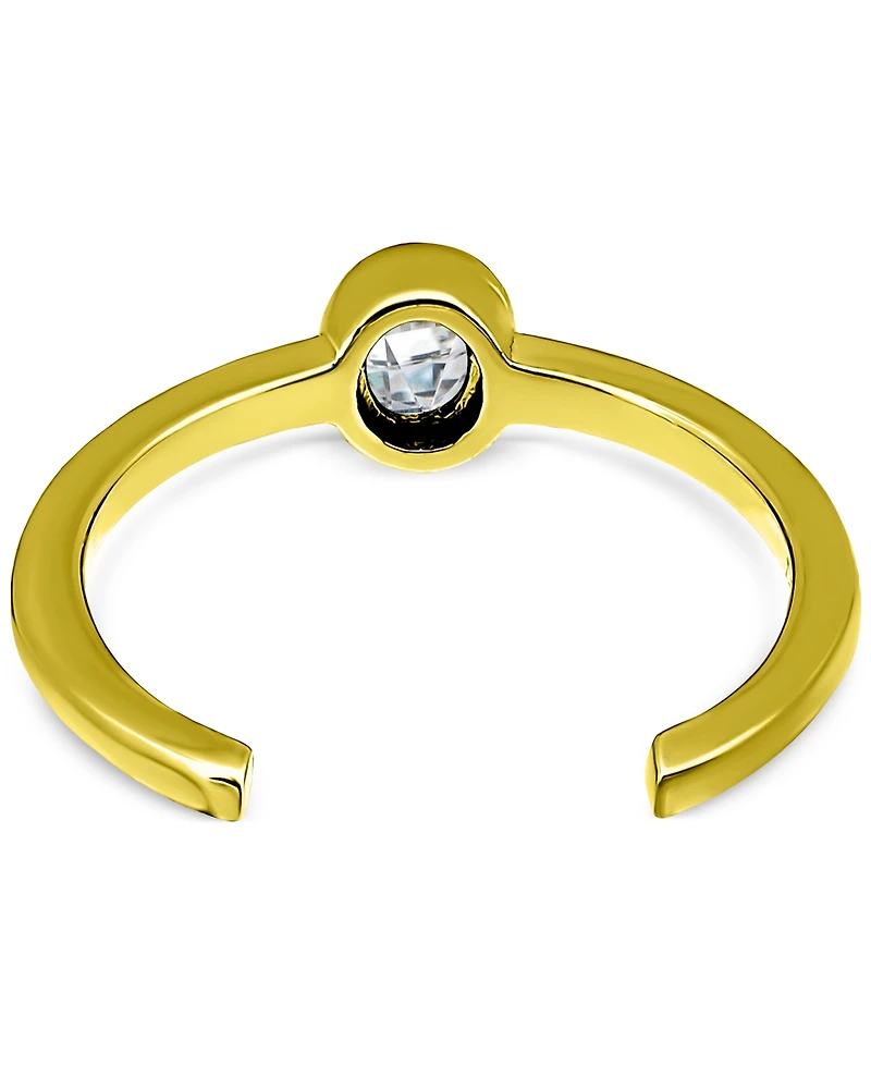 Giani Bernini Cubic Zirconia Oval Bezel Toe Ring, Created for Macy's