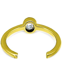 Giani Bernini Cubic Zirconia Oval Bezel Toe Ring, Created for Macy's