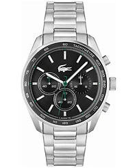 Lacoste Men's Chronograph Boston Stainless Steel Bracelet Watch 44mm