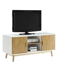 Convenience Concepts 47.25" Oslo Tv Stand with Storage Cabinets and Shelves