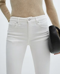 Mango Women's Medium-Rise Flared Jeans