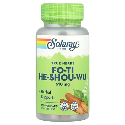 Solaray True Herbs Fo-Ti He-Shou-Wu 610 mg - 100 VegCaps