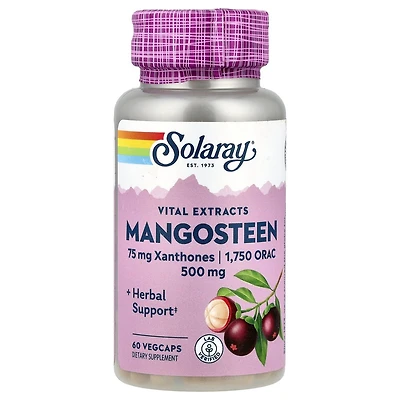 Solaray Vital Extracts Mangosteen 500 mg - 60 VegCaps