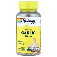 Solaray Organic Garlic 560 mg - 100 Organic Capsules