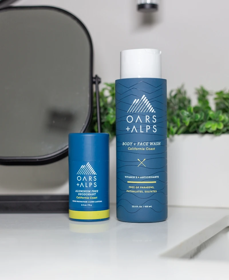 Oars + Alps California Coast Body + Face Wash, 13.5 oz.