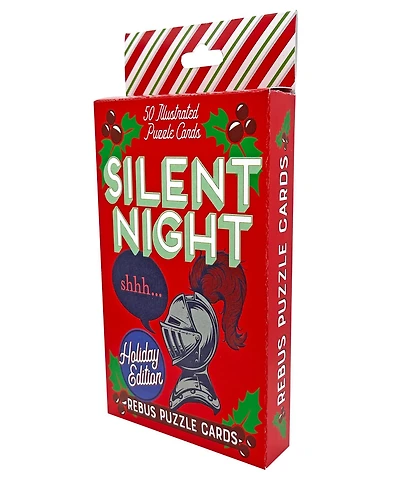Holly Jolly - Silent Night Rebus Puzzle Cards