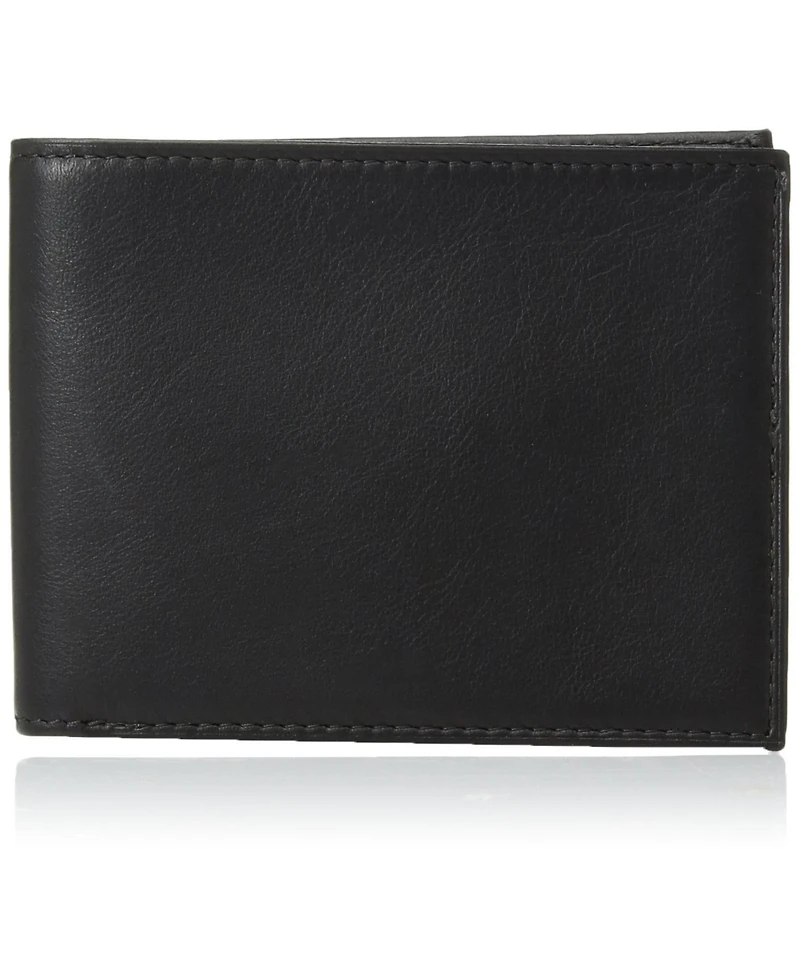 Bosca Men's Wallet, Nappa Vitello Leather Executive I.d. Wallet with Rfid Blocking