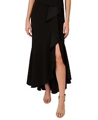 Adrianna Papell Women's Beaded One-Shoulder Gown