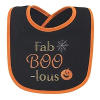 Hudson Baby Girls Cotton Terry Drooler Bibs with Fiber Filling