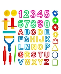 Kiddy Dough 42 Piece Tool Kit For Kids
