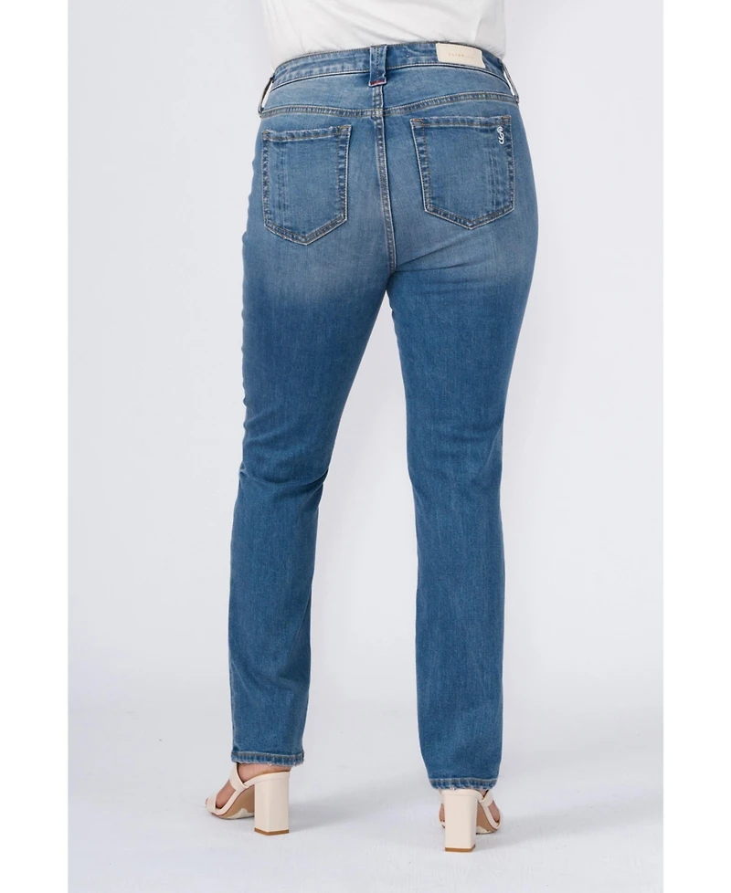 Slink Jeans Women's High Rise Straight