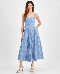Taylor Women's Eyelet A-Line Dress