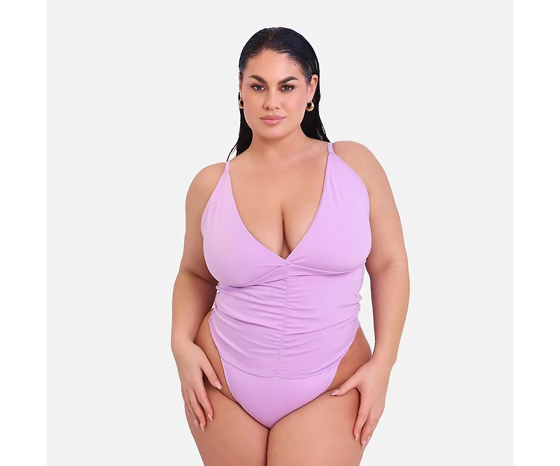 Rebdolls Plus Kailani Ruched Swimsuit