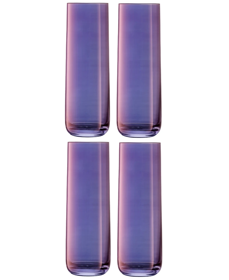 Lsa International Aurora Highball Glasses, Set of 4