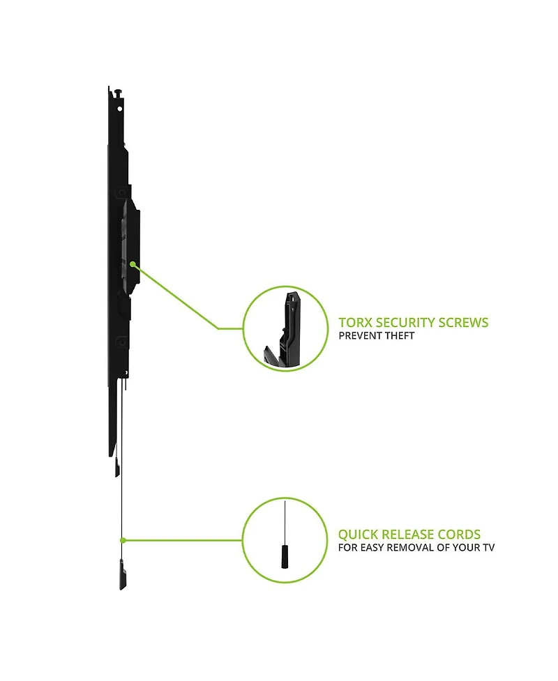 Kanto PF300 Low Profile Wall Mount for 32" - 90" Tv