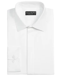Alfani Men's Regular Fit Covered Placket Tuxedo Shirt, Created for Macy's