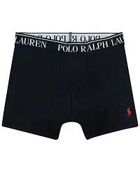 Polo Ralph Lauren Big Boys Cotton Stretch Boxer Briefs 3-Pack