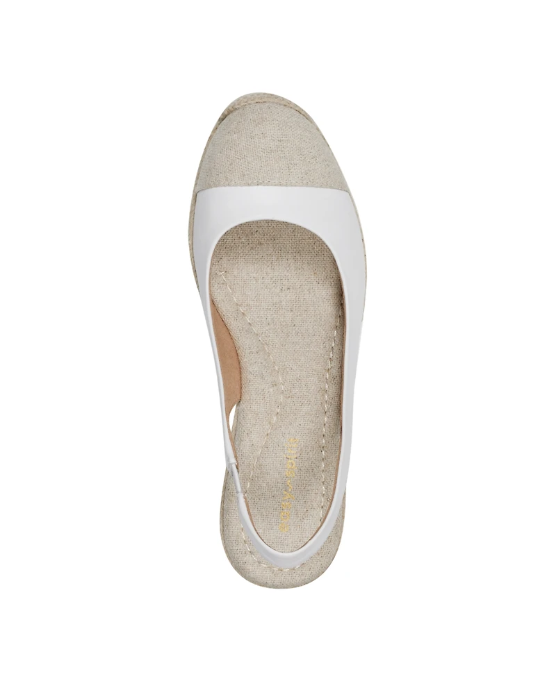 Easy Spirit Women's Margie Slingback Espadrille Wedges