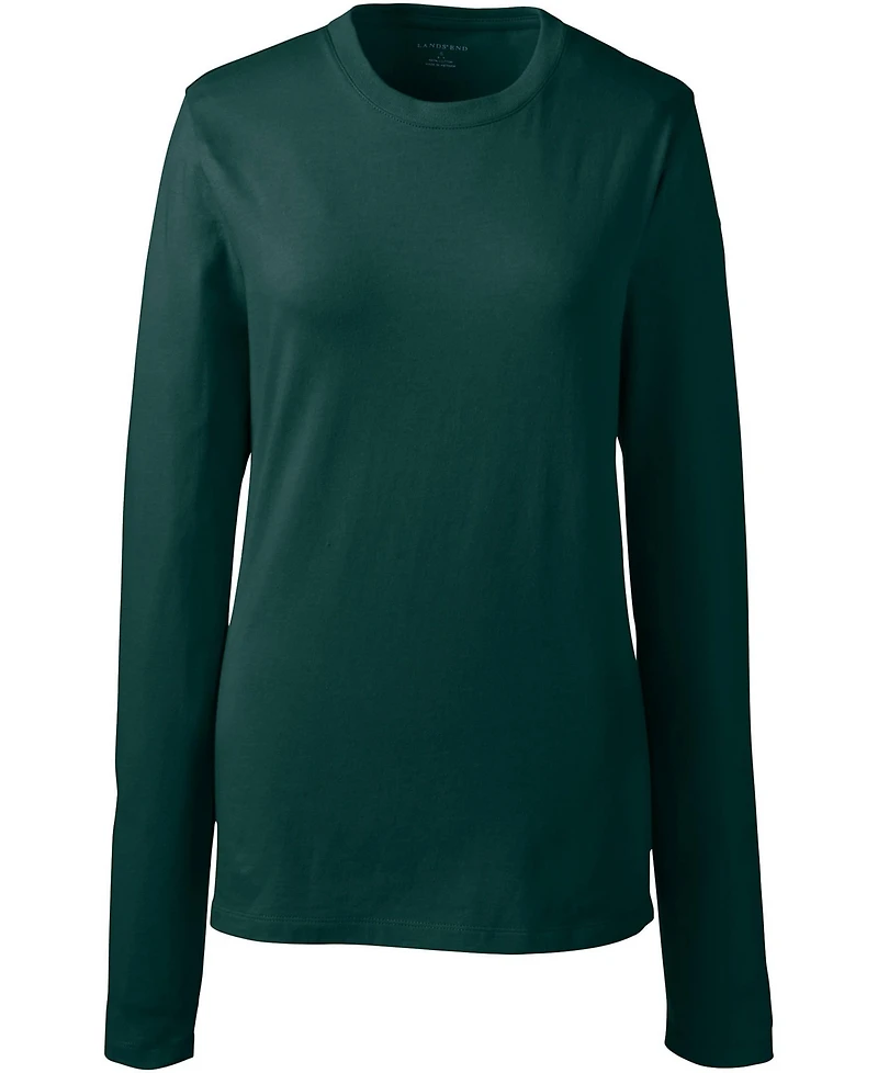 Lands' End Women's Long Sleeve Essential T-shirt