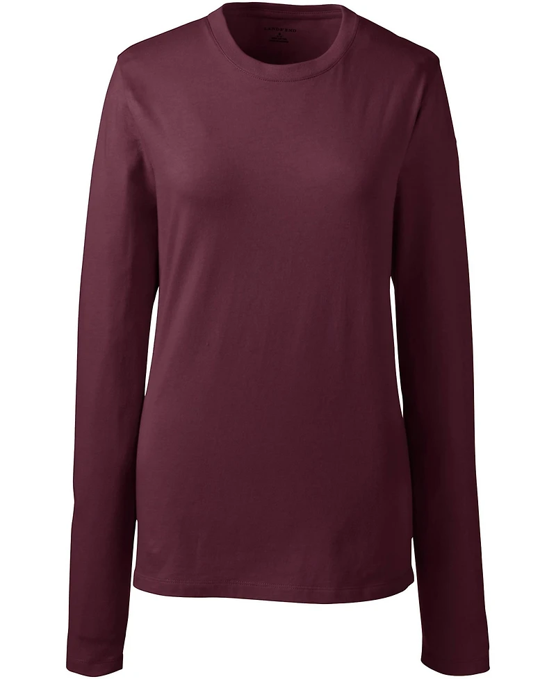 Lands' End Women's Long Sleeve Essential T-shirt