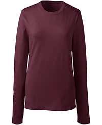 Lands' End Women's Long Sleeve Essential T-shirt