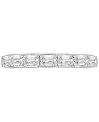 Diamond Emerald-Cut Anniversary Band (1 ct. t.w.) in 14k White Gold