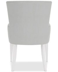 Catriona Striped Upholstered Arm Chair, Created for Macy's