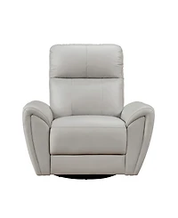 White Label Brennen 39" Leather Match Swivel Glider Chair