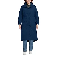 Lands' End Plus Squall Waterproof Insulated Winter Stadium Maxi Coat