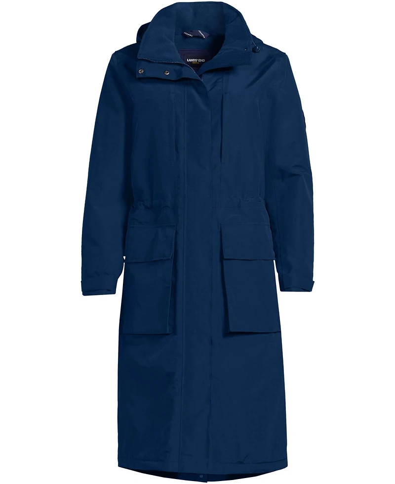 Lands' End Women's Squall Waterproof Insulated Winter Stadium Maxi Coat