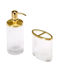 Nicole Miller Louise 2-Pc. Bath Accessory Set