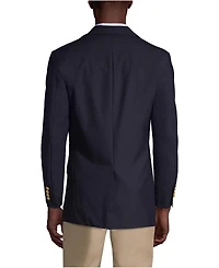 Lands' End School Uniform Men's Long Hopsack Blazer