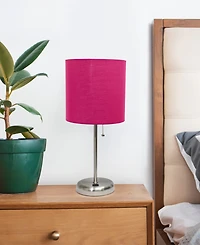 Creekwood Home Oslo 19.5" Contemporary Bedside Usb Port Feature Standard Metal Table Desk Lamp