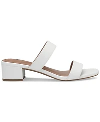 Style & Co Women's Victoriaa Double Band Block Heel Dress Sandals, Created for Macy's